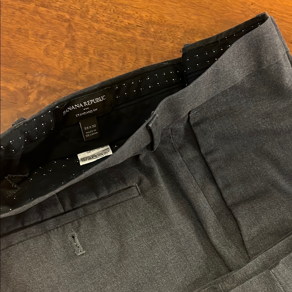 Like new! Banana Republic Men's Grey Pants - Picture 2 of 5
